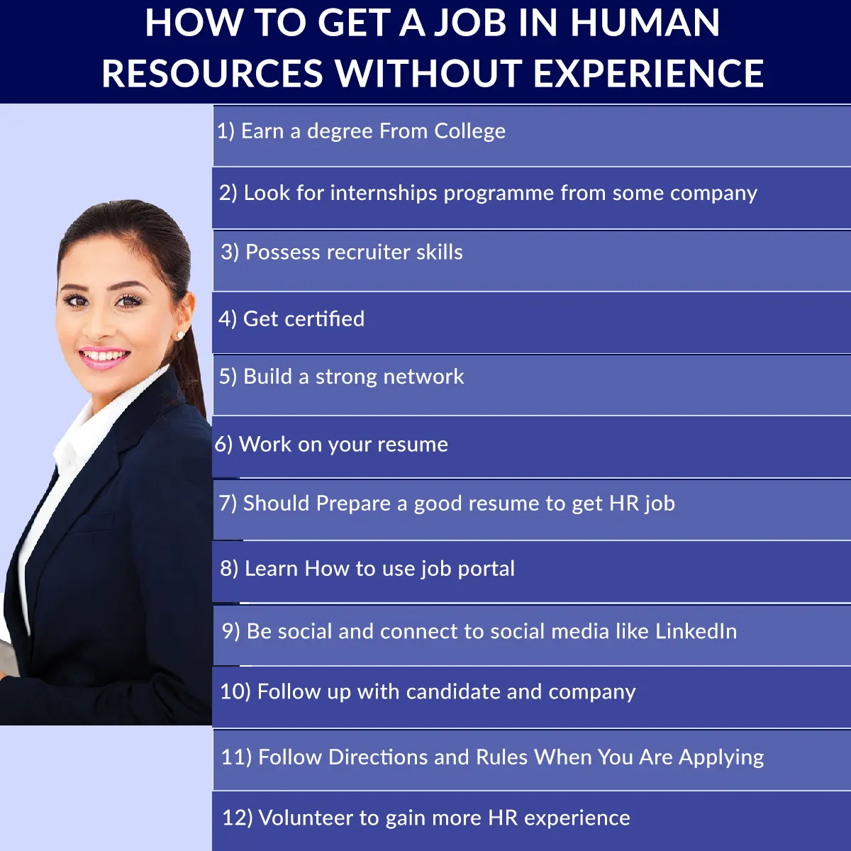 how to get into hr without experience