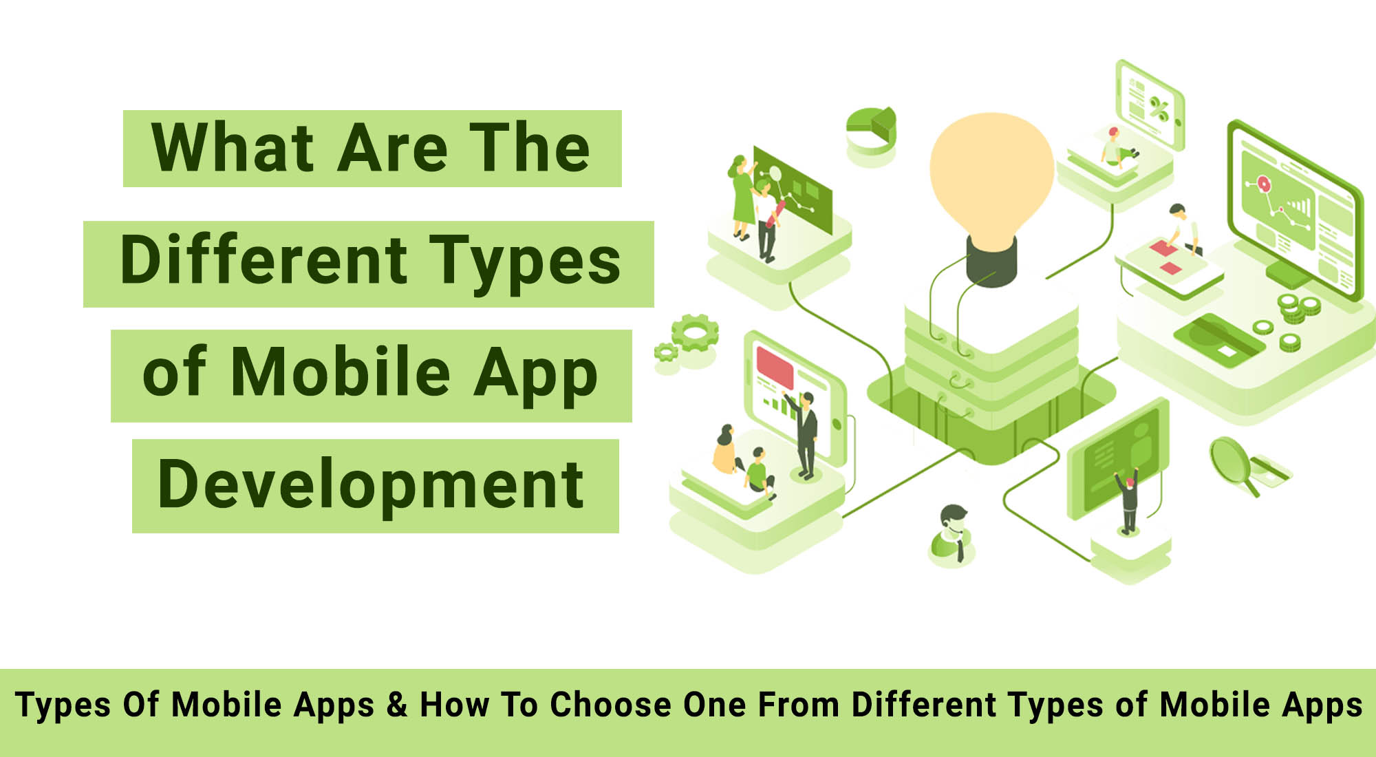 What are the different types of mobile app development