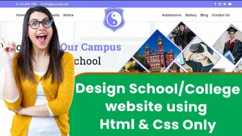 Design College Website using HTML CSS